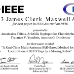 2023 IEEE CRFID James Clerk Maxwell Best Journal Paper Award